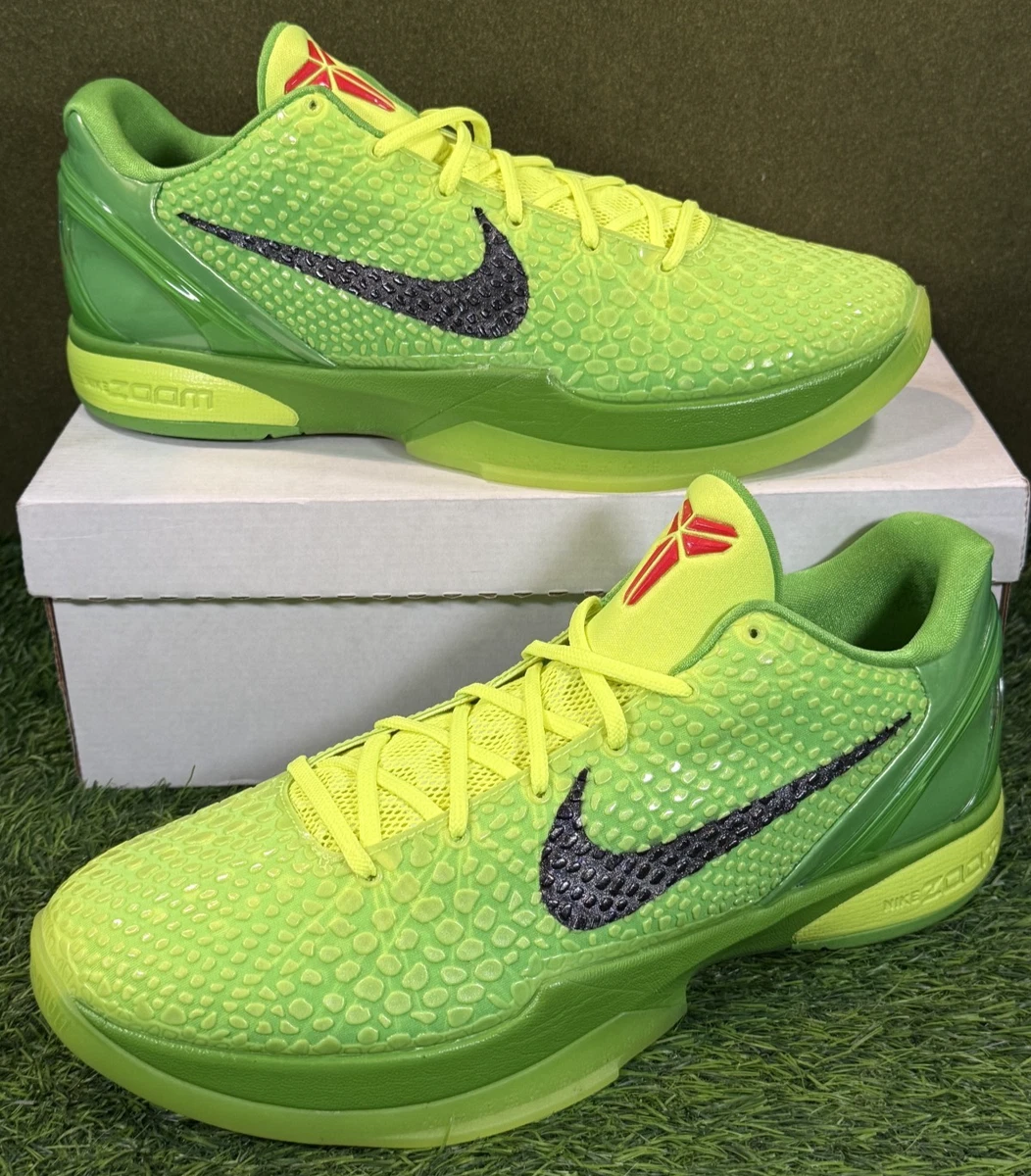 Nike Zoom Kobe 6 Protro Low Grinch | eBay