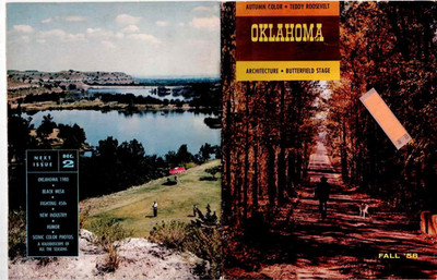 Oklahoma Today Fall 1958 Issue Architecture Butterfield Stage Fall Photos VTG