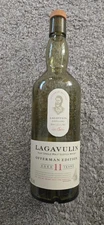 Scotch Whiskey Lagavulin Offerman Edition Aged 11 Year Empty Whisky Bottle 750ml