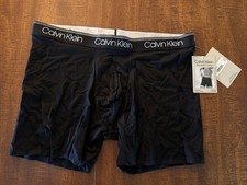 NEW with Tags 1 Men’s Calvin Klein Micro Stretch Cooling Boxer Brief Size Large