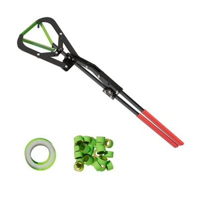 ZELVORO Extra Large Castration Banding Tool, Cattle Goat Bander with 24 Castration Bands