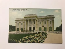 Marble Palace Newport Rhode Island Residence of O. H. P. Belmont RI Postcard