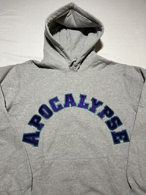 New Supreme Apocalypse Hoodie Heather Gray Color Rare Sz XL 2016