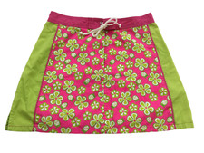Lilly Pulitzer Girl  s Size 8 Lined Skirt Dune Buggy A-Line White Label Vintage