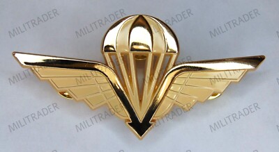 Norway Norwegian Parachute Wing Fallskjermving Old Style Badge