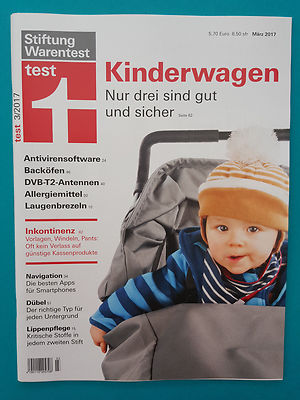 Stiftung Warentest Test 3/2017 Kinderwagen ..... ungelesen 1a absolut Top |  eBay.de