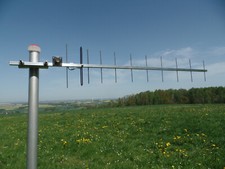 11 El. 1296 MHz 23cm Yagi Antenne zweiteilig ATV Amateurfunkantenne N Buchse.