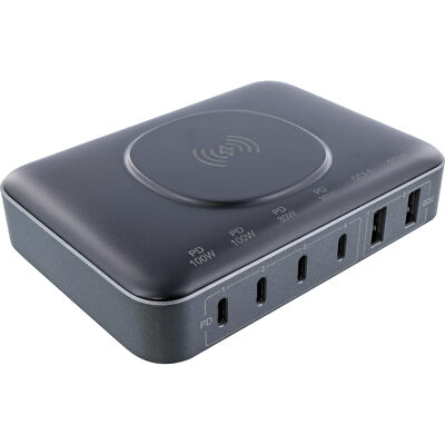 InLine  Qi Powerstation Multiport, Netzteil, Ladegerät, Wireless charging