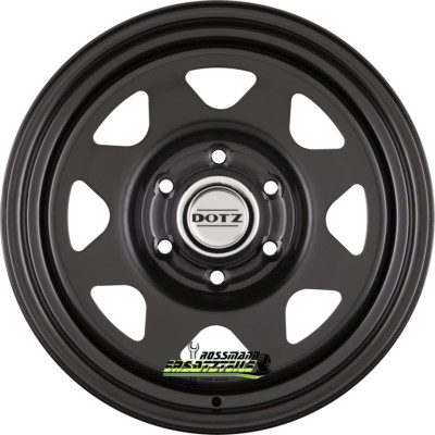 Dotz Dakar black (ohne Nabenbecher) 7x16 ET36 - LK6/139.7 ML106 Felge Stahl