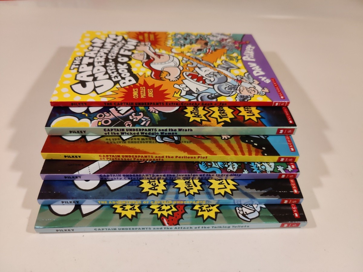 【美品】CAPTAIN UNDERPANTS 1〜6 正版Captain Underpants Color Version (正版) #01-06