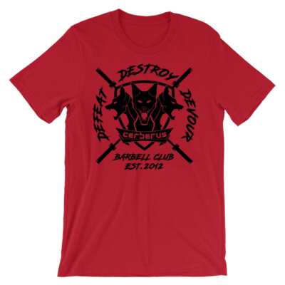 CERBERUS Barbell T V2 (Red)