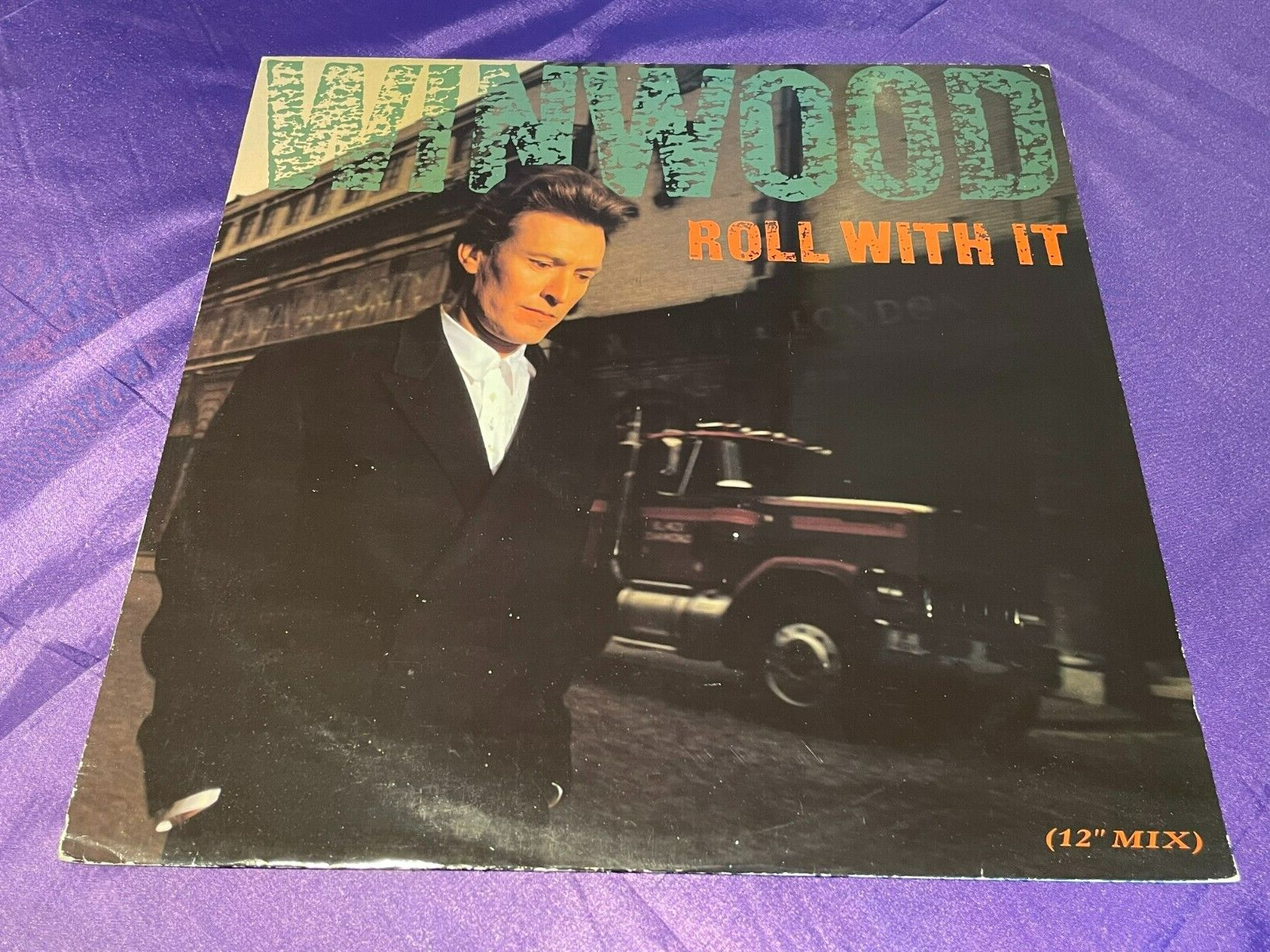 Steve Winwood - Roll With It - Vinyl Record 12"" Single - 1988 Virgin Records