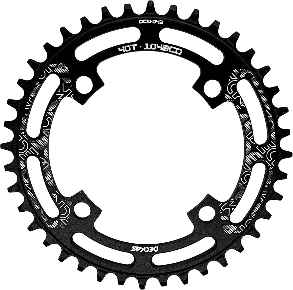 104BCD 40 42 44 46 48 50 52T Wide Single Chainring 7/8/9/10/11/12 Speed Round - Image 2 of 4