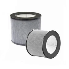 2X 3-In-1 H13 HEPA Filter Replacement for TaoTronics TT-AP006 Air Purifier