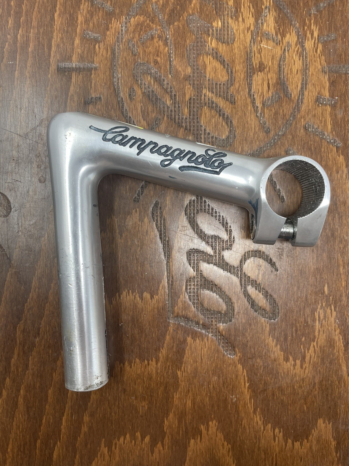 Vintage   Cinelli 1A  Campagnolo Tricolour Panto Silver Quill Stem 115mm RARE  B