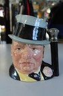ROYAL DOULTON 1982 CELEBRITY COLLECTION - W.C FIELDS WINSTON CHURCHILL mug cup