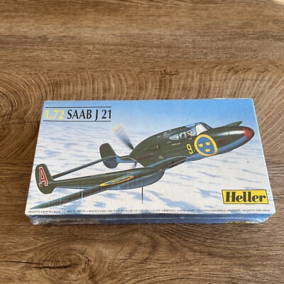 Heller Saab J 21 Model Airplane N68