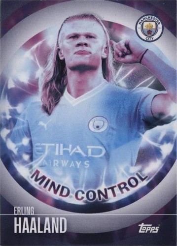 2023 TOPPS NOW UCL 123 ERLING HAALAND MANCHESTER CITY TROPHY
