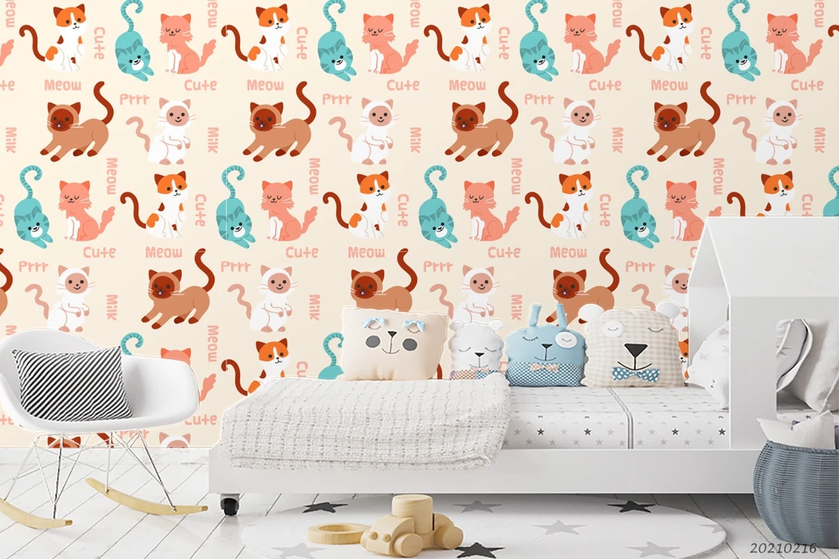 Adesivo Carta Da Parati Dei Bambini Animali Della Foresta Incantata Sticker Adesivo Adesivi Murali 60x60cm 86321189 - Foto 7