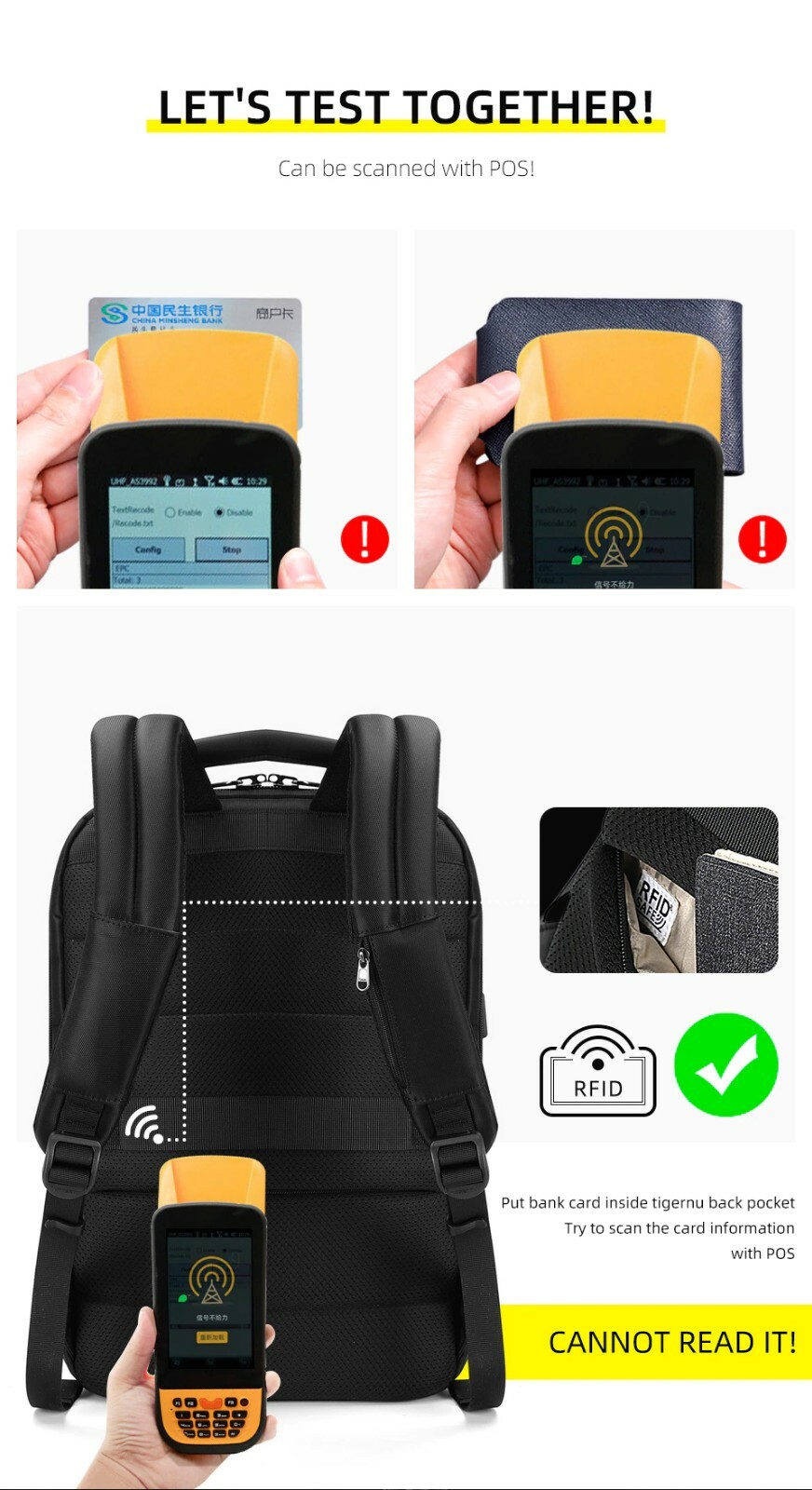 Tigernu Backpack Men Casual Waterproof Laptop Bag School Bags For Teenager Male