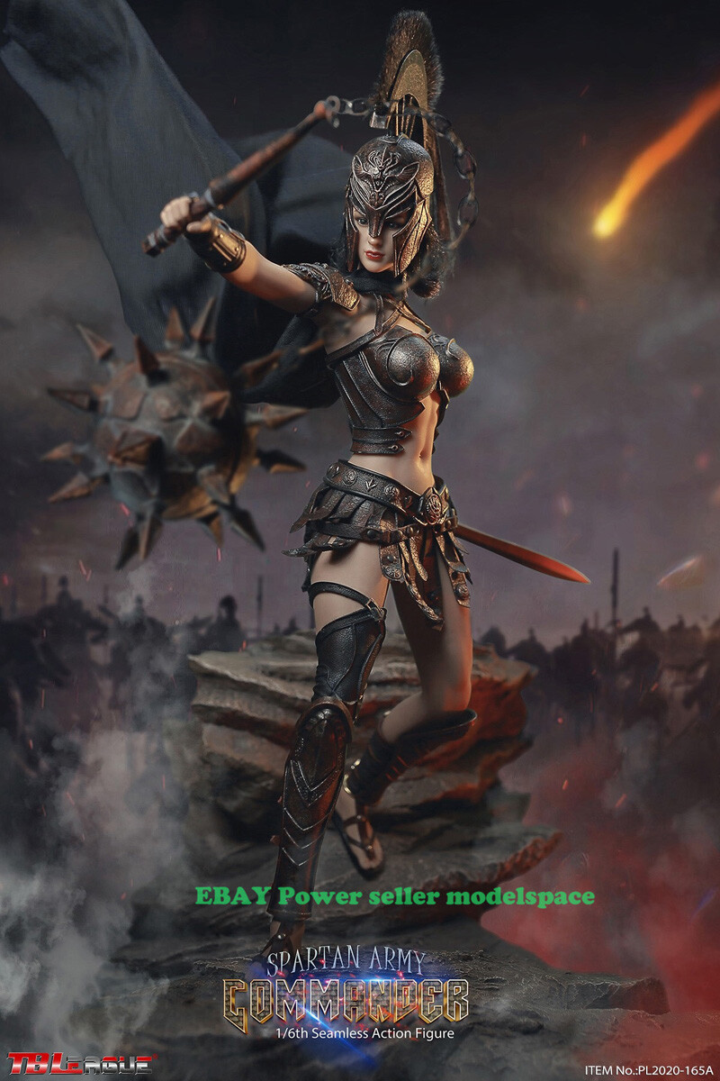 TBLeague PL2020-165A 1/6 Spartan Army Black Commander Female