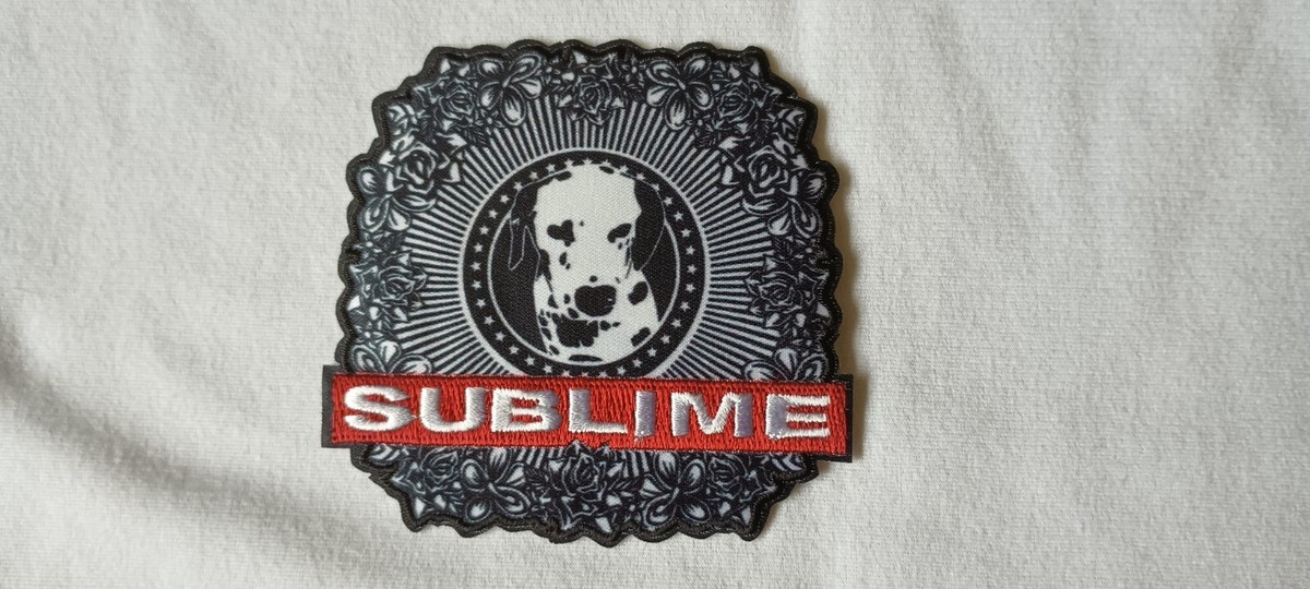Sublime Black, Red & White Loudog 3.25 x 3 Inch Iron On Patch | eBay