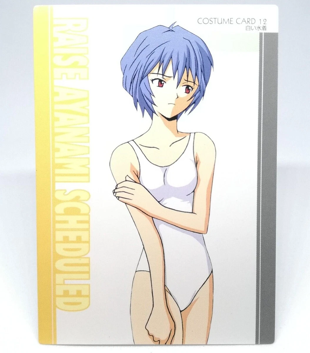 012 White swimsuit Rei Ayanami ikusei keikaku card Neon Genesis Evangelion  | eBay