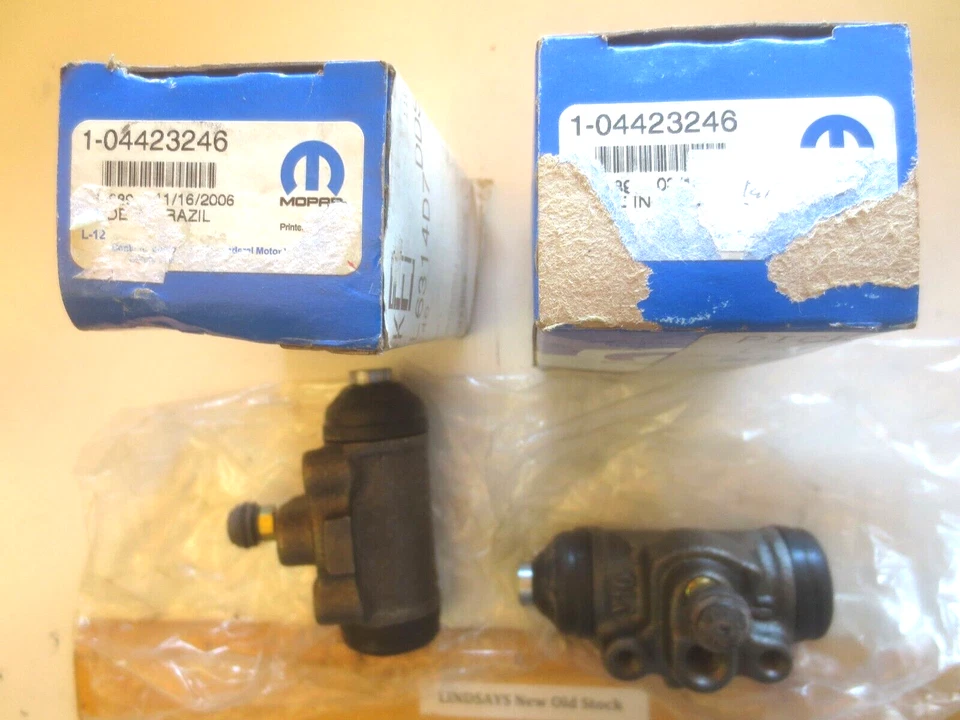 2 PÇS CHRYSLER DODGE MOPAR 1990/1995 "CILINDRO DE RODA DE FREIO" TRASEIRO RH/LH 04423246 - Imagem 3 de 4