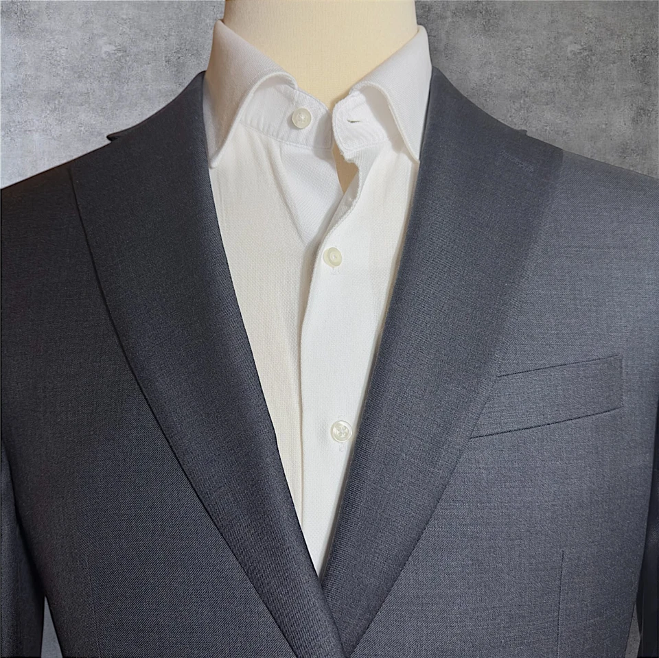 $395 Ralph Lauren Para hombres 40R Gris Lana Blazer Abrigo Deportivo Dos Botones 1 Ventilación Chaqueta Foto 3 de 4