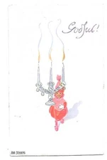 Aina Stenberg Original Swedish Artist signed Candles Gnome Håkanbol Värmland PC