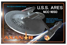 Axanar USS Ares resin 1/1000 Model Kit w/ Patches Star Trek Prelude to Axanar