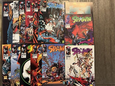 Spawn #1-29 14 issue lot VF to VF/NM Image Comics Mcfarlane Image Comics 1992