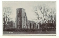 c1920 RPPC: St Mary's Church - Parham, Suffolk, England