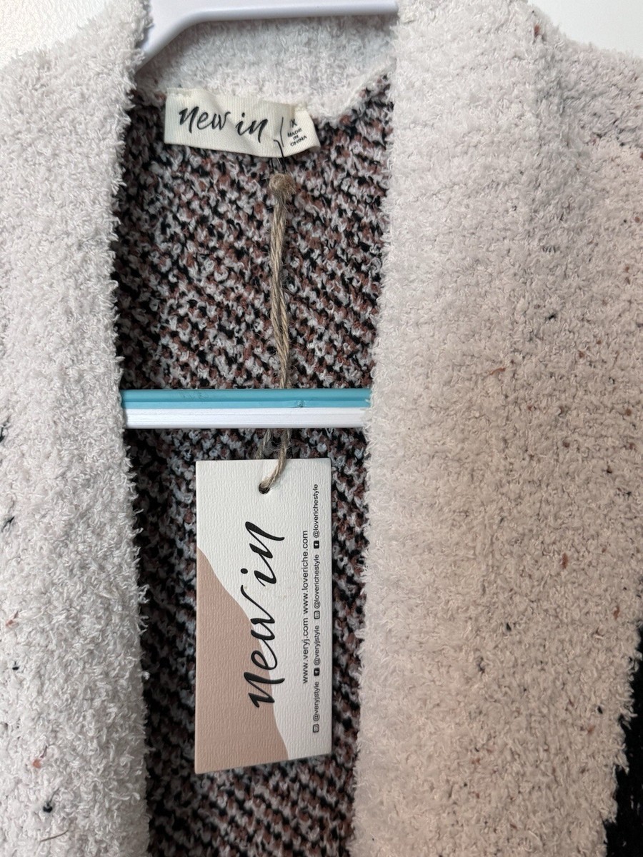 Very J Holding On Aztec Print Cardigan, women's size 1X