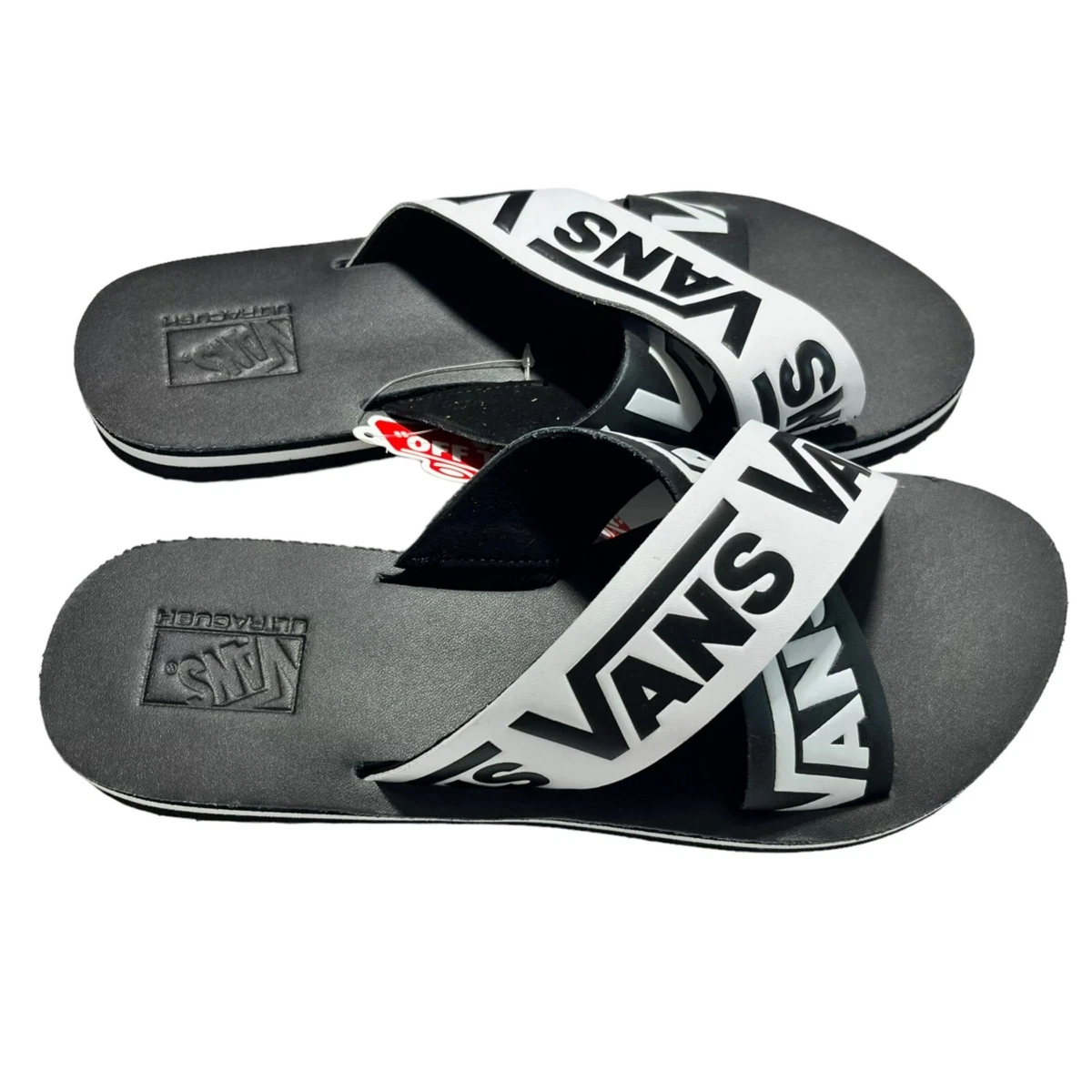 Vans slides sales womens two straps