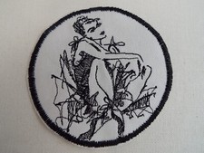 Sitting Ballerina Embroidered Iron On Patch