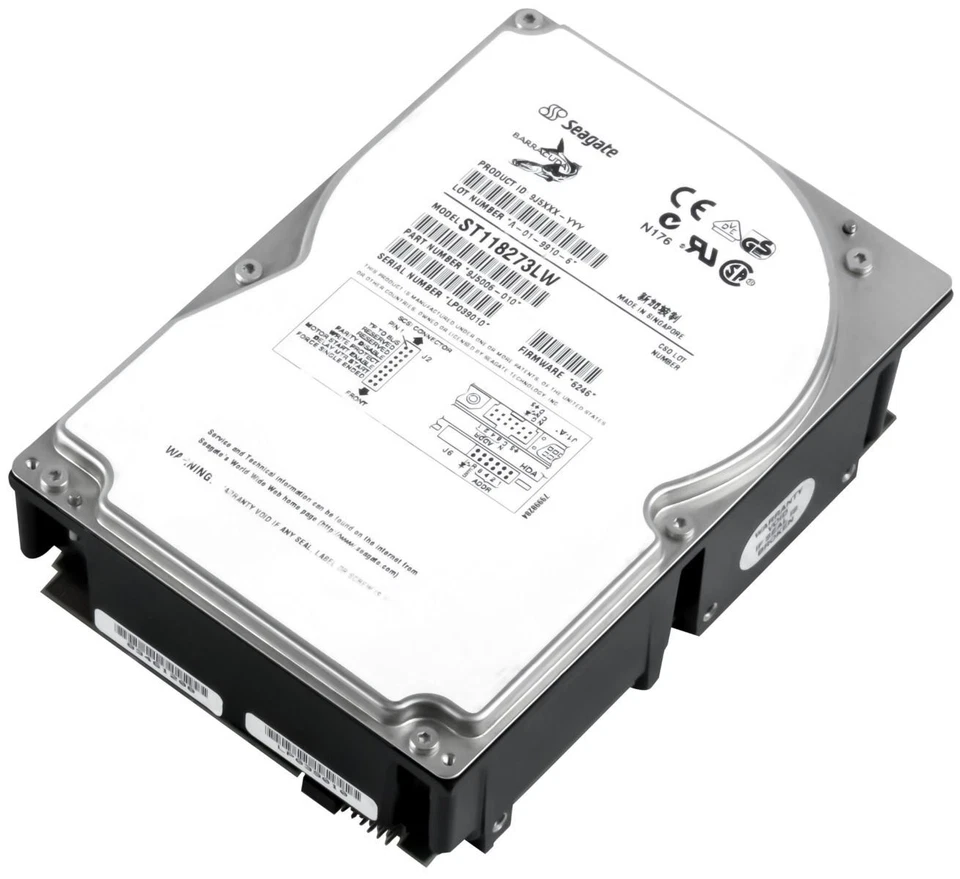 Hard Seagate barracuda ST118273LW 18.2GB 7200U/Min SCSI ULTRA2 68-pin 3.5 " - Image 3 of 3