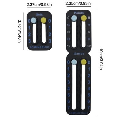 Portable Tennis Score Keeper For Racket Padel Scoring Point Marker Score Board