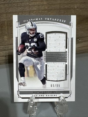 2019 Panini National Treasures Rookie Dual Materials /99 Josh Jacobs #RDM-6