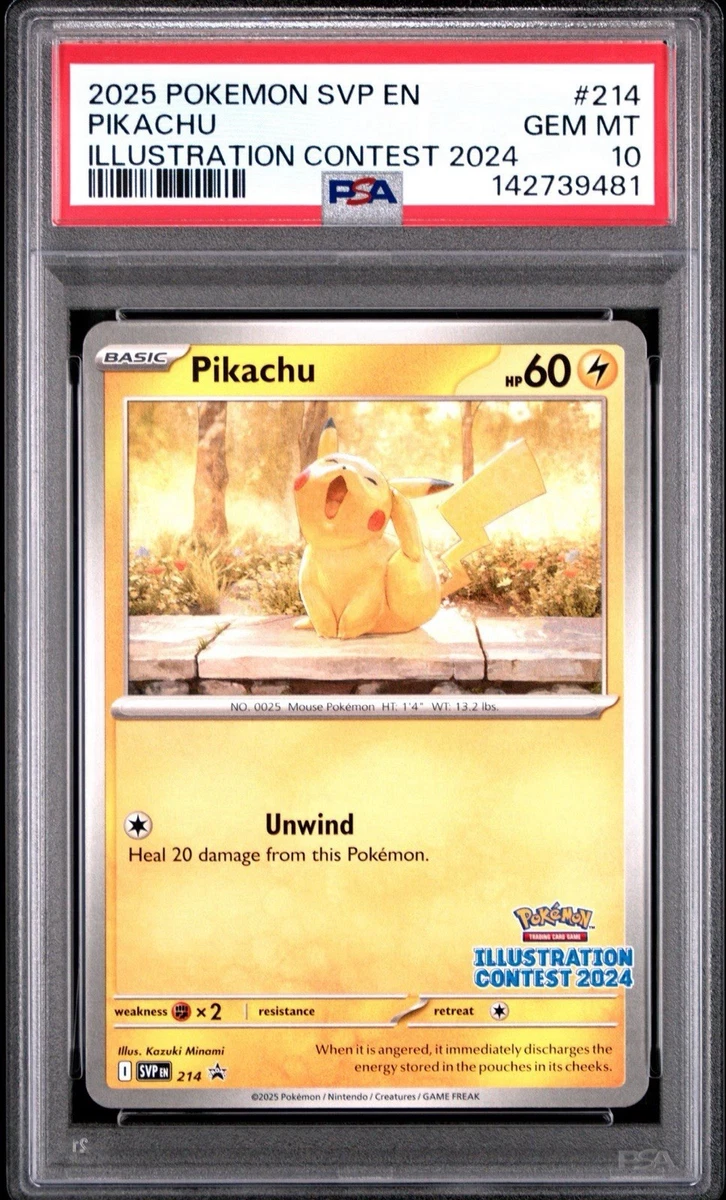 Pikachu Pokémon TCG Professional Sports Authenticator (PSA) Grade