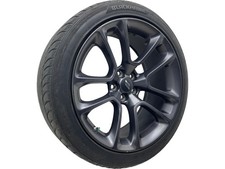 2020-2023 Dodge Charger Wheel Rim R20x9 5 Twin Spokes Black w/Tire 245/45 OEM