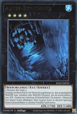 YuGiOh Abyss-Bewohner (V.2) RA02-DE033 Ultra Rare Deutsch Neu 1st