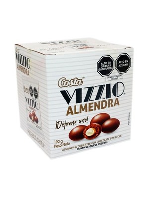 Costa - Vizzio - Almendra - Caja - 10 unidades - 192 .gr