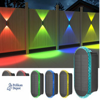 Solarleuchten AußEn Rgb Up Down 6 StüCk Wasserdicht Kabellos
