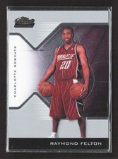 2004-05 Finest Raymond Felton #195 /599 Charlotte Bobcats TV3702