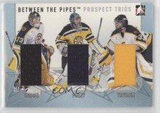 2006-07 ITG Between the Pipes Prospect Trios Silver Tim Thomas Brian Finley 2d8