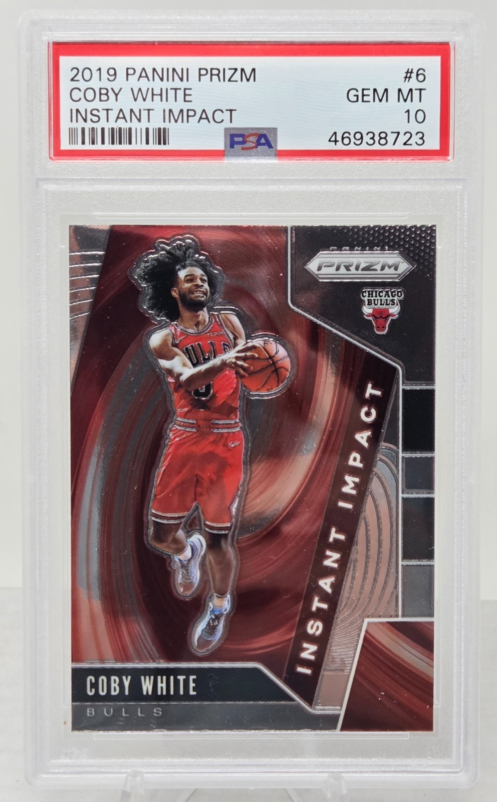 2019 Prizm COBY WHITE Instant Impact Rookie Card PSA 10 Gem Mint