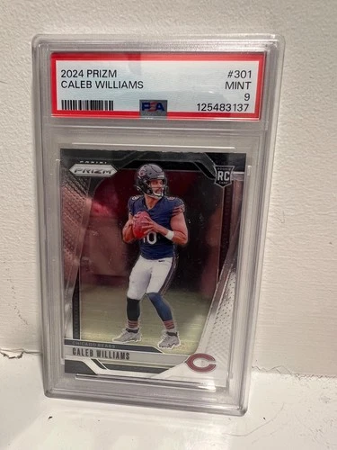 2024 Prizm Caleb Williams RC #301 PSA 9