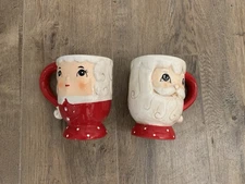 Johanna Parker SANTA & MRS CLAUS MUG Transpac