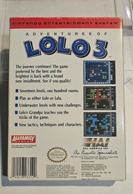 Adventures Of Lolo 3 (CIB) NES